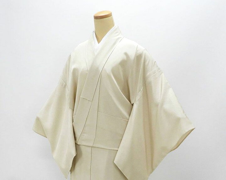 楽天市場】単衣 江戸小紋 新品 仕立て上がり 正絹 鮫 ベージュ 身丈 