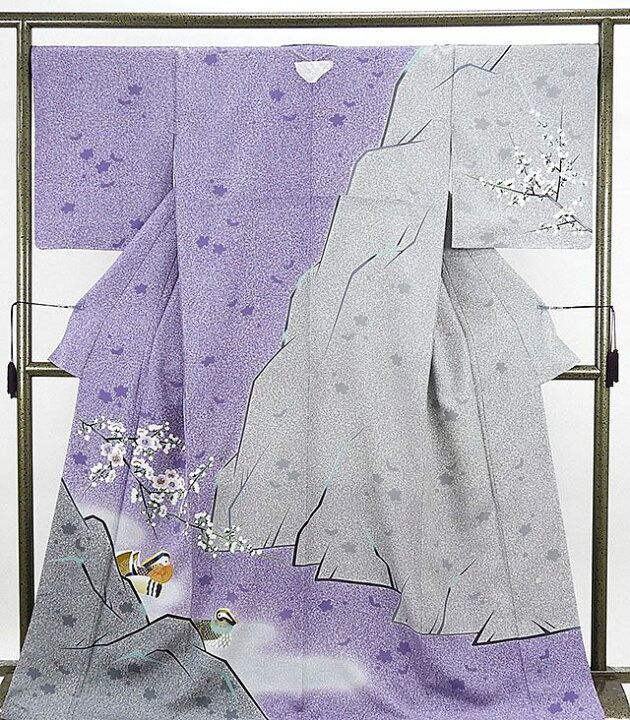 楽天市場】訪問着 未着用超美品 正絹 人間国宝 羽田登喜男作 