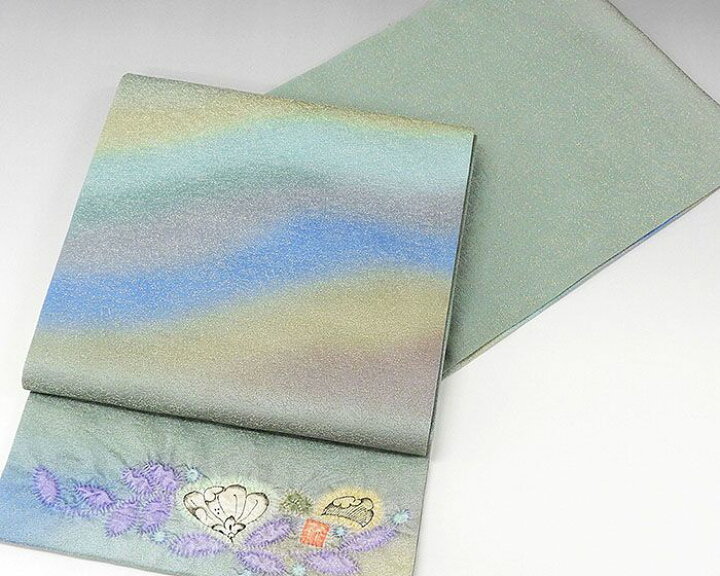 楽天市場】【ポイント10倍】袋帯 正絹 久保田一竹 一竹辻が花 一竹工房  