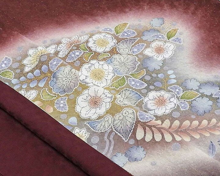 楽天市場】【ポイント10倍】訪問着 未使用 正絹 絞り 辻が花 身丈170cm 