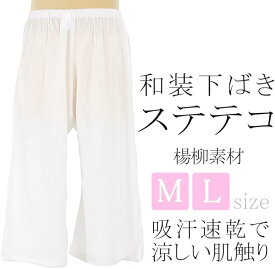 ＼20％OFFクーポン配布中／和装下ばき ステテコタイプ 婦人用 楊柳 夏着物 浴衣にも最適 和装 下着 肌着 和装小物 n354