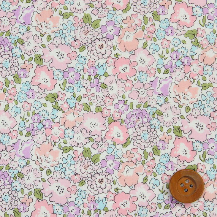 楽天市場】リバティプリント タナローン（Michelle クラシックピンク  