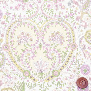 【サンドウオリジナルカラー】リバティプリント タナローン(Theri Kitty レモネード)テリ・キティ【09-3639187・J21C】