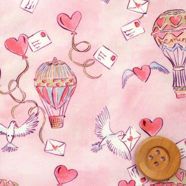 楽天市場】リバティプリント タナローン（Love in the Air ピンク 