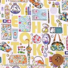 ハローキティ×リバティ・ファブリックス タナローン（Hello Kitty Necessities ハローキティ・ネセシティーズ）イエロー【DC34426・J24B】