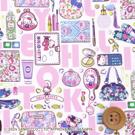 ハローキティ×リバティ・ファブリックス タナローン（Hello Kitty Necessities ハローキティ・ネセシティーズ）ピンク【DC34426・J24C】