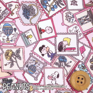 PEANUTS�iTM�j×���o�e�B�E�t�@�u���b�N�X �^�i���[���iStamp Collection �s���N�j�X�^���v�E�R���N�V�����yDC33935�EJ24B�z