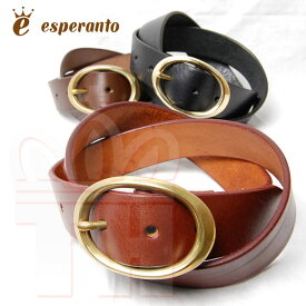 エスペラント esperanto イタリアンレザー ”ETRUSCO レザー”のベルト「ETRUSCO LEATHER BELT エトルスコ レザーベルト」メンズ レディース ユニセックス ESP-6221 40mm【RCP】