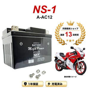 �y���������t���z �o�b�e���[ NS-1 �^�� A-AC12 MTX4L-BS 1�N�ۏ� �����[�d�ς� ���� YTX4L-BS FTH4L-BS �݊�