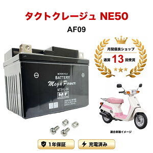 �y���������t���z �o�b�e���[ �^�N�g�N���[�W�� NE50 �^�� AF09 MTX4L-BS 1�N�ۏ� �����[�d�ς� ���� YTX4L-BS FTH4L-BS �݊�