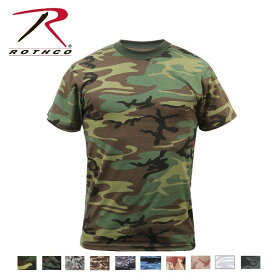 ロスコ 迷彩 カモ Tシャツ Rothco Camo T-Shirts 8777他(11色）