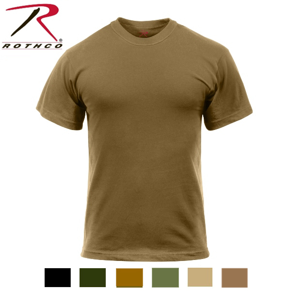 速配 日本未発売 ロスコRothco無地Tシャツsolid 100% 日本正規品 T-Shirt6989他 6色 Cotton