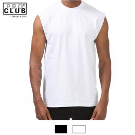 プロクラブ ヘビーウェイト 6.5OZ スリーブレス マッスル Tシャツ PRO CLUB Heavyweight Sleeveless Muscle T-shirt:113