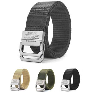 �_�u�������O �i�C���� �x���g �V���o�[�o�b�N�� D-Ring Belts�i4�F�j D�����O�x���g �~���^���[��