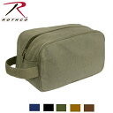 ロスコ キャンバス トラベル ポーチ Rothco Canvas Travel Kit Bag:8126他（6色）