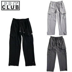 �v���N���u PRO CLUB �w�r�[�E�F�C�g �X�E�F�b�g �J�[�S �p���c Heavyweight Fleece Cargo Pants162 (13oz)