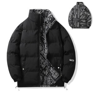 o_i _E WPbg yCY[ ȃu] Paisley bandana pattern Down jacket