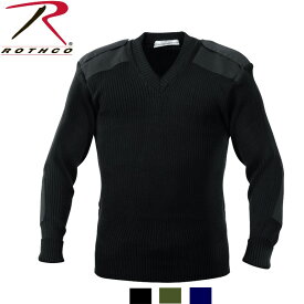 ROTHCO G.I..STYLE V-NECK SWEATERS（ロスコ Vネック コマンド セーター)6345他（3色）