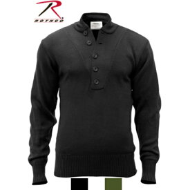 ROTHCO G.I..STYLE 5-BUTTON SWEATERS（ロスコ 5ボタン ヘンリーネック セーター)6368他（2色）