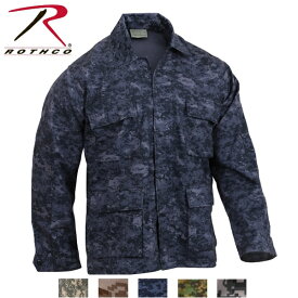 ロスコ デジタル迷彩BDUシャツジャケット/Rothco Digital Camo BDU Shirts/8695他（5色）