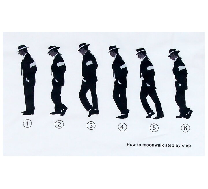 楽天市場 パロディ Tシャツ おもしろ 半袖 How To Moonwalk Step By Step メンズ レディース ユニセックス Michael Jackson マイケル ジャクソン デザインtシャツ おしゃれtシャツ ネタtシャツ 個性的 半袖 トップス 夏 おみやげ プレゼント コットン100 M L 白 黒 T