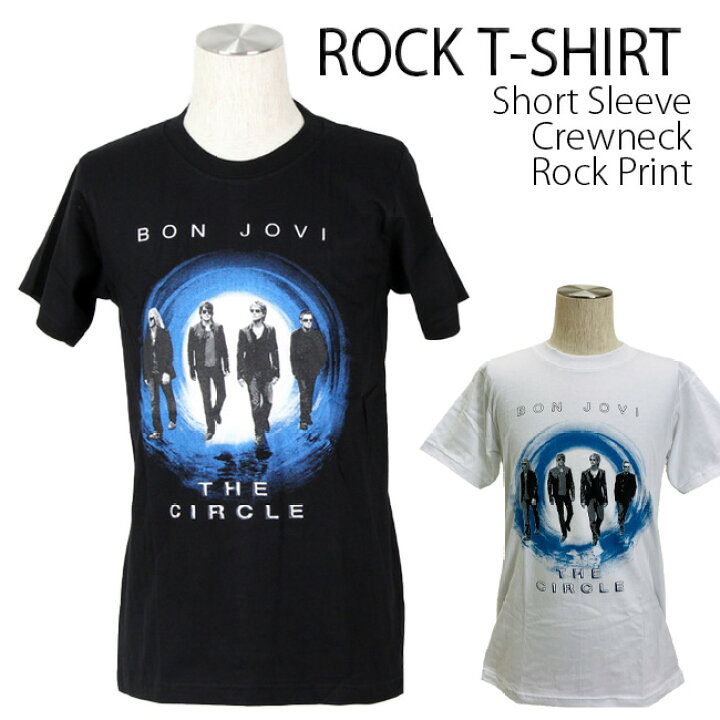 楽天市場】Bon Jovi Tシャツ ボンジョヴィ ロックTシャツ バンドT 