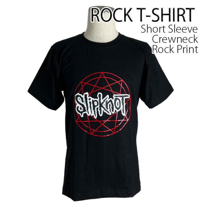 楽天市場】[送料無料]SlipKnoT Tシャツ スリップノット ロックTシャツ 