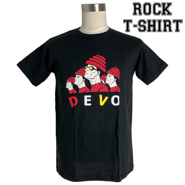 楽天市場】Devo グラフィック Tシャツ ディーヴォ メンバーイラスト  