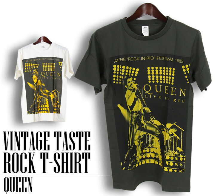 楽天市場】ヴィンテージ風 Queen Tシャツ クイーン フレディ 