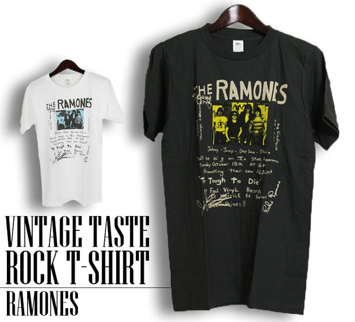 楽天市場】ヴィンテージ風 Ramones Tシャツ ラモーンズ ロックTシャツ 