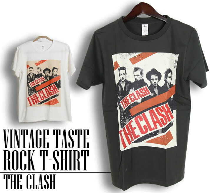 楽天市場】ヴィンテージ風 The Clash Tシャツ ザ・クラッシュ ロックT 