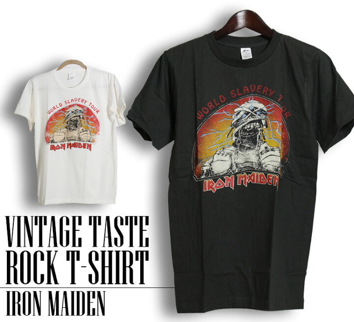 楽天市場】ヴィンテージ風 Iron Maiden Tシャツ アイアンメイデン 