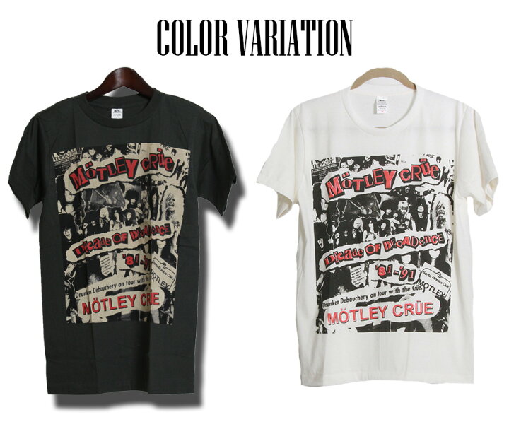 楽天市場】ヴィンテージ風 Motley Crue Tシャツ モトリークルー ロック 
