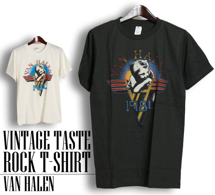 楽天市場】ヴィンテージ風 Van Halen Tシャツ ヴァンヘイレン ロックT 