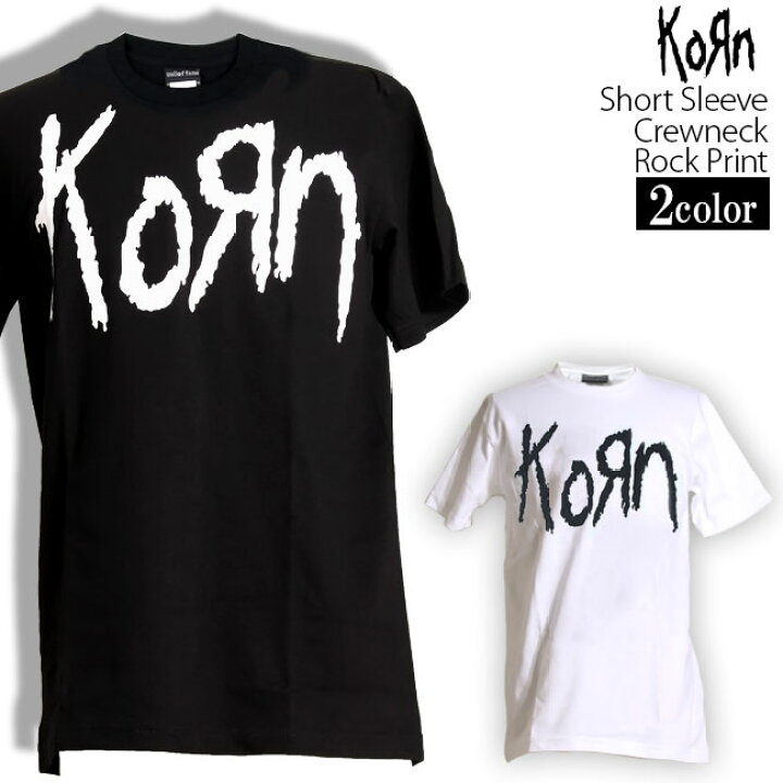 楽天市場】Korn Tシャツ コーン ロックTシャツ バンドTシャツ 半袖 