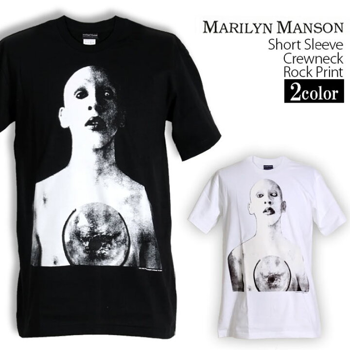 楽天市場】Marilyn Manson Tシャツ マリリンマンソン ロックTシャツ 