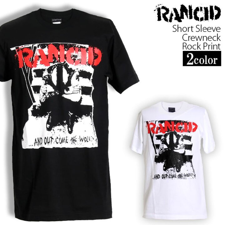 楽天市場】Rancid Tシャツ ランシド ロックTシャツ バンドTシャツ 半袖 