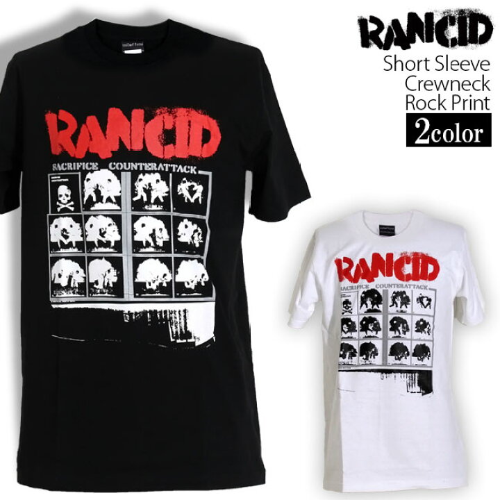 楽天市場】Rancid Tシャツ ランシド ロックTシャツ バンドTシャツ 半袖 