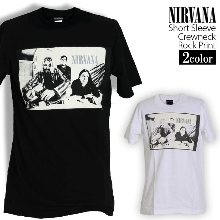 楽天市場】Nirvana ニルヴァーナ Tシャツ ニルバーナ ロックTシャツ  