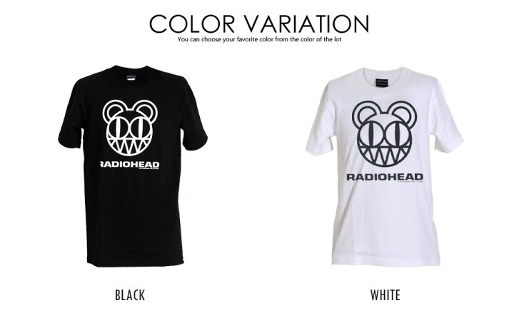 楽天市場】Radiohead Tシャツ レディオヘッド Simple Bear ロックT 
