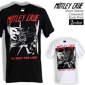 Motley Crue Tシャツ モトリークルー ロックTシャツ バンドTシャツ 半袖 メンズ レディース かっこいい バンT ロックT バンドT ダンス ロック パンク 大きいサイズ 綿 黒 白 ブラック ホワイト M L XL 春 夏 おしゃれ Tシャツ ファッション