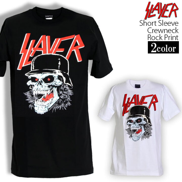 楽天市場】SLAYER Tシャツ スレイヤー ロックTシャツ バンドTシャツ 