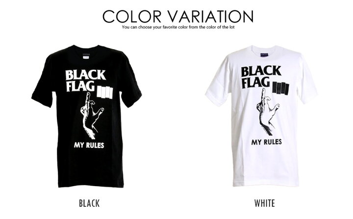 楽天市場】BLACK FLAG Tシャツ ブラックフラッグ ロックTシャツ バンド  