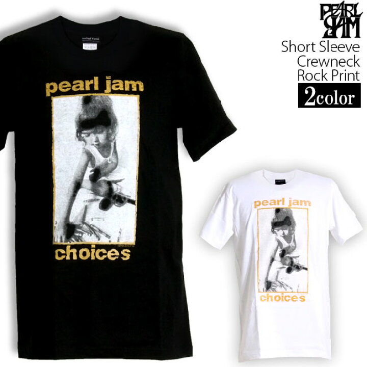 楽天市場】Pearl Jam Tシャツ パールジャム ロックTシャツ バンドT 
