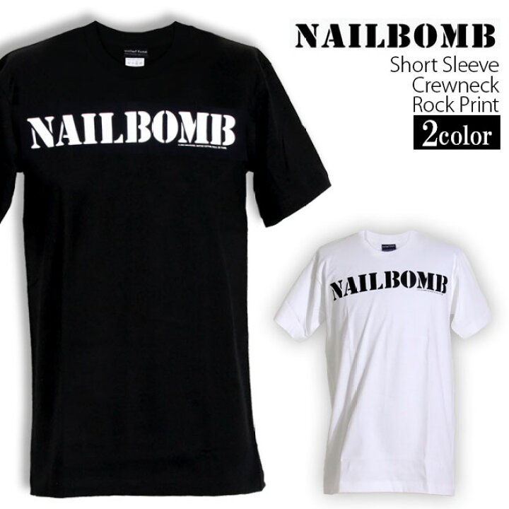 楽天市場】[スーパーSALE]Nailbomb Tシャツ ネイルボム ロックTシャツ 