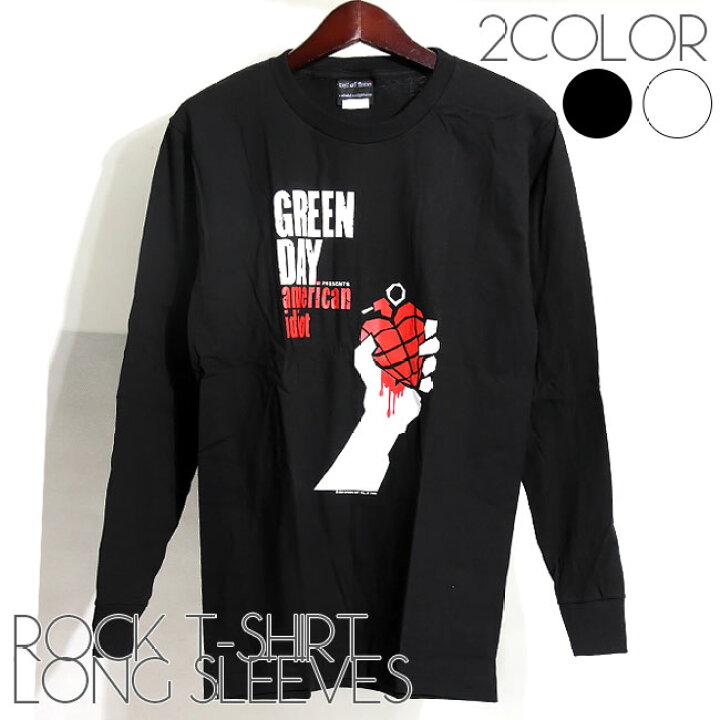 楽天市場】GreenDay Tシャツ グリーンデイ 長袖 ロックTシャツ バンドT 