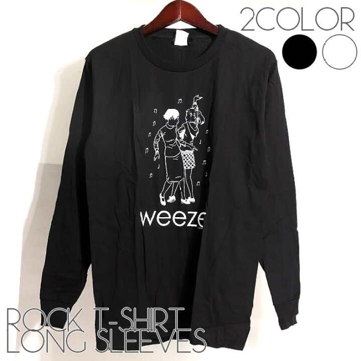 楽天市場】Weezer ロング Tシャツ ウィーザー Dancing Girls 長袖 ロン 