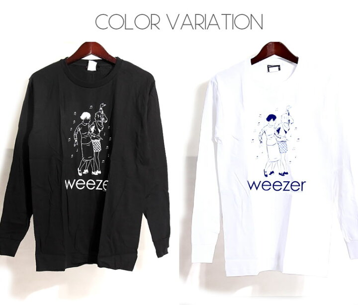 楽天市場】Weezer ロング Tシャツ ウィーザー Dancing Girls 長袖 ロン 