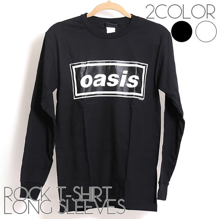 楽天市場】Oasis ロング Tシャツ オアシス 長袖 ロックTシャツ バンドT 