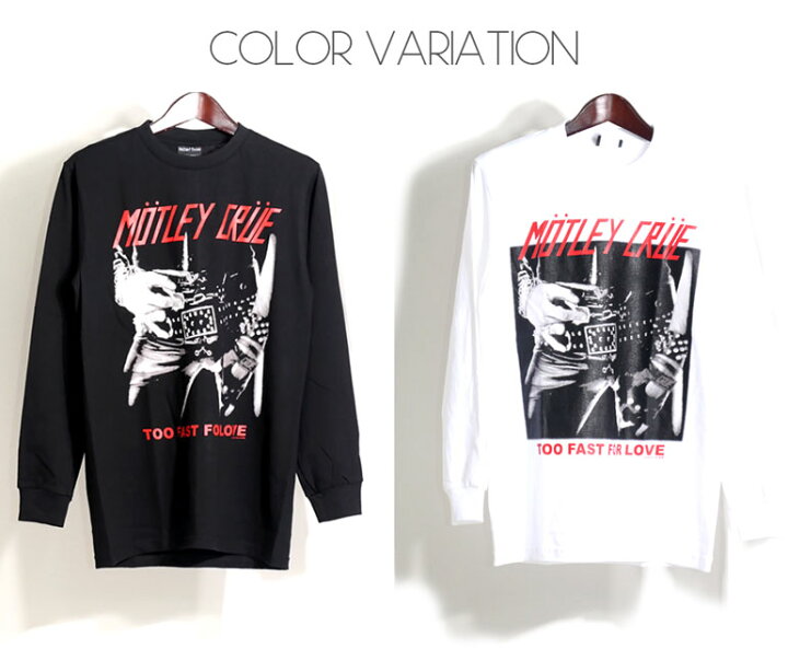 楽天市場】Motley Crue ロング Tシャツ モトリークルー 長袖 ロンT 